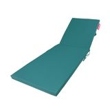 Xpermate Katlanır Şezlong Minderi 180x60x5 cm Fermuarlı Su İtici Kamp Yatağı Yeşil