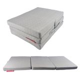 Xpermate Katlanır Yatak Yer Yatağı Katlanır Sünger Yatak Misafir Yatağı 80X180x8 Gri