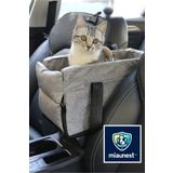 XPERMATE Kedi Taşıma Çantası Kedi Seyahat Çantası Araba İçi Kedi Çantası Gri Mıaunest™