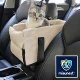 Xpermate Kedi Taşıma Çantası Kedi Seyahat Çantası Araba İçi Kedi ve Köpek Taşıma Çantası Mıaunest™ Bej