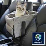 Xpermate Kedi Taşıma Çantası Kedi Seyahat Çantası Araba İçi Kedi ve Köpek Taşıma Çantası Mıaunest™ Gri