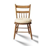 XPERMATE Pofidik Yuvarlak Sandalye Minderi Su Yağ İtici Mutfak Balkon Bahçe Minderi 40 cm Bej