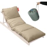 Xpermate Pofuduk Şezlong Minderi 60X180X12CM Su Itici,katlanır,uv Güneş Dayanımı, Fermuar (Be - Çok Renkli