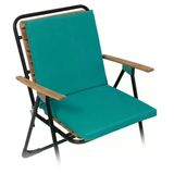 Xpermate Sandalye Minderi Su İtici Kumaş 40X40 Cm Sünger Sırtlıklı Sandalye Minderi Bağcıklı Turkua