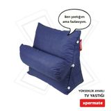 Xpermate Sırt, Bel, Boyun Destekli TV Yastığı Okuma Yastığı Ameliyat Sonrası Lacivert