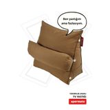 XPERMATE Sırt Destek Yastığı - Bel Boyun Destekli Yastık TV Yastığı Okuma Yastığı Ameliyat Sonrası Kahverengi