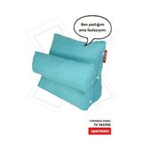XPERMATE Sırt Destek Yastığı - Bel, Boyun Destekli Yastık TV Yastığı Okuma Yastığı Ameliyat Sonrası Mavi