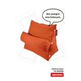 XPERMATE Sırt Destek Yastığı - Bel, Boyun Destekli Yastık TV Yastığı Okuma Yastığı Ameliyat Sonrası Turuncu