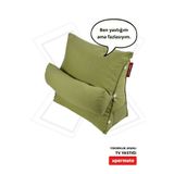 XPERMATE Sırt Destek Yastığı - Bel, Boyun Destekli Yastık TV Yastığı Okuma Yastığı Ameliyat Sonrası Yeşil