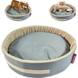 Xpermate Sünger Simit Kedi Köpek Yatağı Gri - 45 x 15 cm