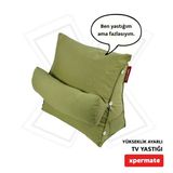 Xpermate Tv Yastýðý Bel Destek Yastýðý Sýrt Yastýðý Boyun Destekli Yastýk Koyu Yeþil