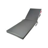 Xpermate Ultra Kalın Şezlong Minderi Su Geçirmez 60x180x7 Gri