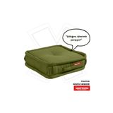 XPERMATE Yer Minderi Bisküvi Minder 45x45 Kalın Pofuduk Sedir Balkon Bahçe Fransız Minder Yeşil