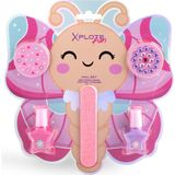 Xplote Fun Butterfly Kız Çocuk Tırnak Tasarım Oje Seti - PEMBE