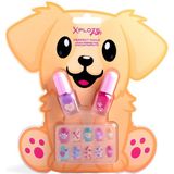 Xplote Fun Puppy Kız Çocuk Takma Tırnak Su Bazlı Oje Seti - Pembe