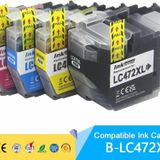 Xplus Brother MFC-J2340DW LC472XL 4 Renk Muadil Kartuş Seti Siyah 3000 Sayfa Renkliler 1500 Sayfa