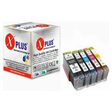 Xplus Canon MP620 Pgı 520 / Clı 521 5 Renk Ithal Muadil Kartuş Seti 500 Sayfa - Renkli