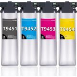 Xplus Epson T9451-T9452-T9453-T9454 100 ml x 4 Renk Muadil Kartuş Takım 5k 5.000 Sayfa - Siyah