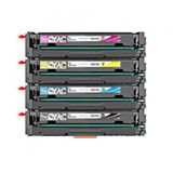 Xplus Hp 125A-CB540A-CB541A-CB542A- CB543A Hp Color Laserjet CP1515N 1 Set Muadil Toner 2200 Sayfa Renkli