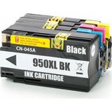 Xplus HP Officejet Pro 950XL 4 Renk Muadil Kartuş Seti - Renkli