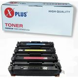 Xplus Hp W2030A 415A Çipli Uyumlu 4 Renk Muadil Toner Seti 2400 Sayfa - 1000 gr - Renkli