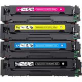 Xplus® Hp W2030A 415A Uyumlu 4 Renk Muadil Toner Seti - 0,5 g - Siyah