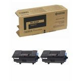 Xplus Kyocera Ecosys P3045DN TK-3160 Chipli Siyah Ithal Muadil Toner 12.500 Sayfa 2 Adet