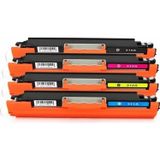 Xplus Laserjet M176n Uyumlu 4 Renk Muadil Toner Seti Cf350a-351a-352a-353a