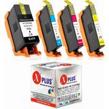 Xplus Officejet 8014E All-In-One 912XL-917XL 4 Renk Muadil Kartuş Seti 1.500 Sayfa - Renkli