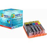 Xplus Pixma TS6100 PGI-580XL-CLI-581XL 5 Renk Muadil Kartuş Seti - Renkli