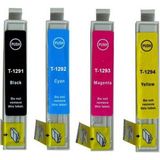 Xplus Stylus Office BX305F Uyumlu T1291-1292-1293-1294 4 Renk Muadil Kartuş Takım - Renkli
