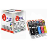Xplus Xplus® Pixma Ts 6050 PGI-570XL / Clı -571XL 5 Renk Muadil Kartuş Seti 1000 Sayfa - Renkli