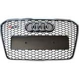 XPower Audi A5 2012-2016 Uyumlu Rs5 Plastik Siyah-Krom Panjur