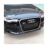XPower Audi A6 2012-2016 Uyumlu Rs6 Plastik Siyah-Krom Panjur