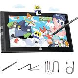 XPPen Artist 12 3. 12 inç Ekranlı Çizim Tableti | X4 Kalem 16K Basınç | Kadran Tekerlekleri+8 Tuşlar | Windows/macOS/Android/ChromeOS/Linux ile Uyumlu AG Kazınmış Cam Taşınabilir Sanat Çizim Tableti