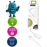 Xpremium MobiLX MU-01 USB to Lightning Şarj ve Data Kablosu (1m) – iPhone Uyumlu, 3.1A Hızlı Şarj