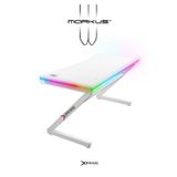xPrime Markus RGB Ledli Beyaz Pro Oyuncu Masası 140 CM