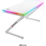 Xprime Markus Rgb Ledli Oyuncu Masası Beyaz - 140 Cm