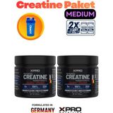 Xpro Nutrition 2'li Eco Creatine Paketi 500 gr Toz Formda Yüksek Kaliteli Kreatin Monohidrat