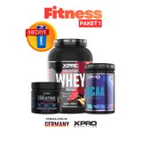 Xpro Nutrition Fitness Paketi 1 - Whey Protein(Bisküvi)-Creatine-Bcaa(Karpuz)