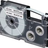 XR-6WE1 (We/bk) Etiket Yazıcısı Kartuşu Beyaz Renk Üstüne Siyah Baskı