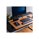 Xrades Deri Mousepad Laptop Bilgisayar Için Gamings Masa Matı Deri Mousepad 80x40 Cm Taba Kahverengi
