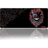 XRades Gengar 70 x 30 cm XL Baskılı Mousepad, Siyah Renk, Kumaş Malzeme ile Yüksek Performans