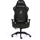 Xrancer Ares Black Full Keten Kumaş Oyuncu Koltuğu 3D Kolçaklı Ergonomik Tasarım ile Konforlu Destek - Siyah