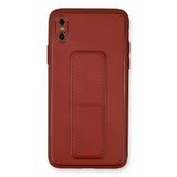 Xs Max Kılıf Co Deri Standlı Kapak - Fuşya