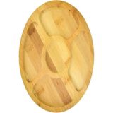Xsay Bambu 5 Bölmeli Sunum Tepsi PBT-034