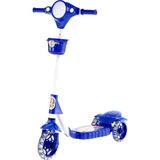 XScooty Silikon 3 Tekerlekli Mavi Scooter 2+ Yaş Aralığına Uygun Frenli Tasarım