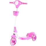 XScooty Silikon Tabanlı, Frenli 3 Tekerlekli Pembe Çocuk Scooter – 3-8 Yaş İçin Güvenli ve Konforlu Sürüş