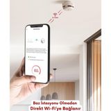 Xsense Wi Fi li X-Sense Akıllı Duman Dedektörü,( 12 Adet), SBS50 Baz Istasyonu(1 Adet)lu Ev Güvenlik Kiti Uygulaması ile Uyumlu(12+1) FS121