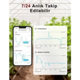 Xsense X-Sense STH51 Wi-Fi Nem & Isı Ölçer Higrometre Iç Mekan Nemi, Akıllı Termometre Nem Ölçer